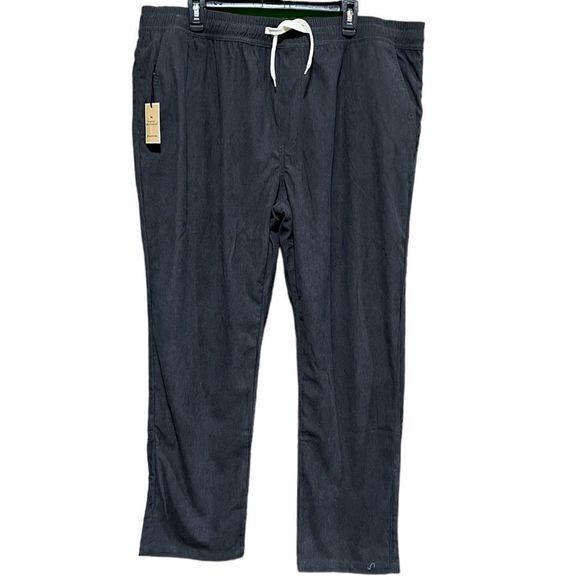 NWT Simply Southern Men’s Stretchy Corduroy Pants Dark Gray‎ XXL - Picture 1 of 5